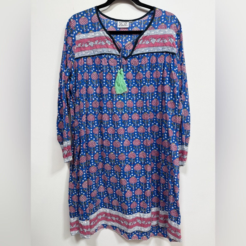SZ Blockprints NWOT women's dress mini size large